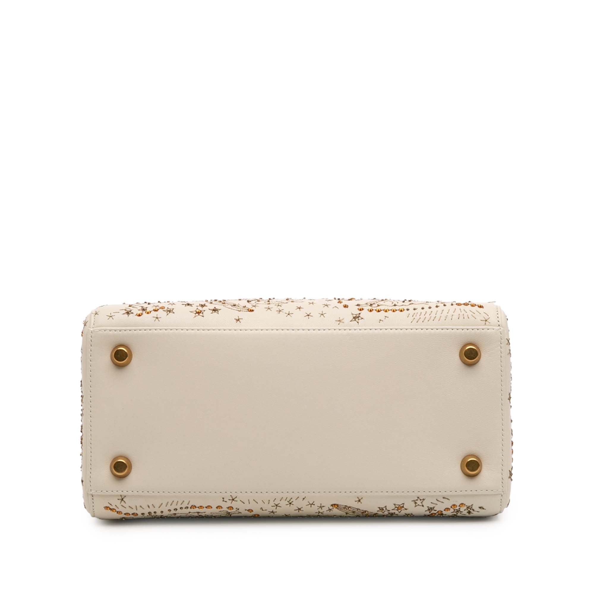 Medium Calfskin Embroidered Astrology Lady Dior