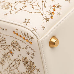 Medium Calfskin Embroidered Astrology Lady Dior