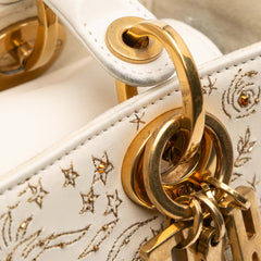 Medium Calfskin Embroidered Astrology Lady Dior