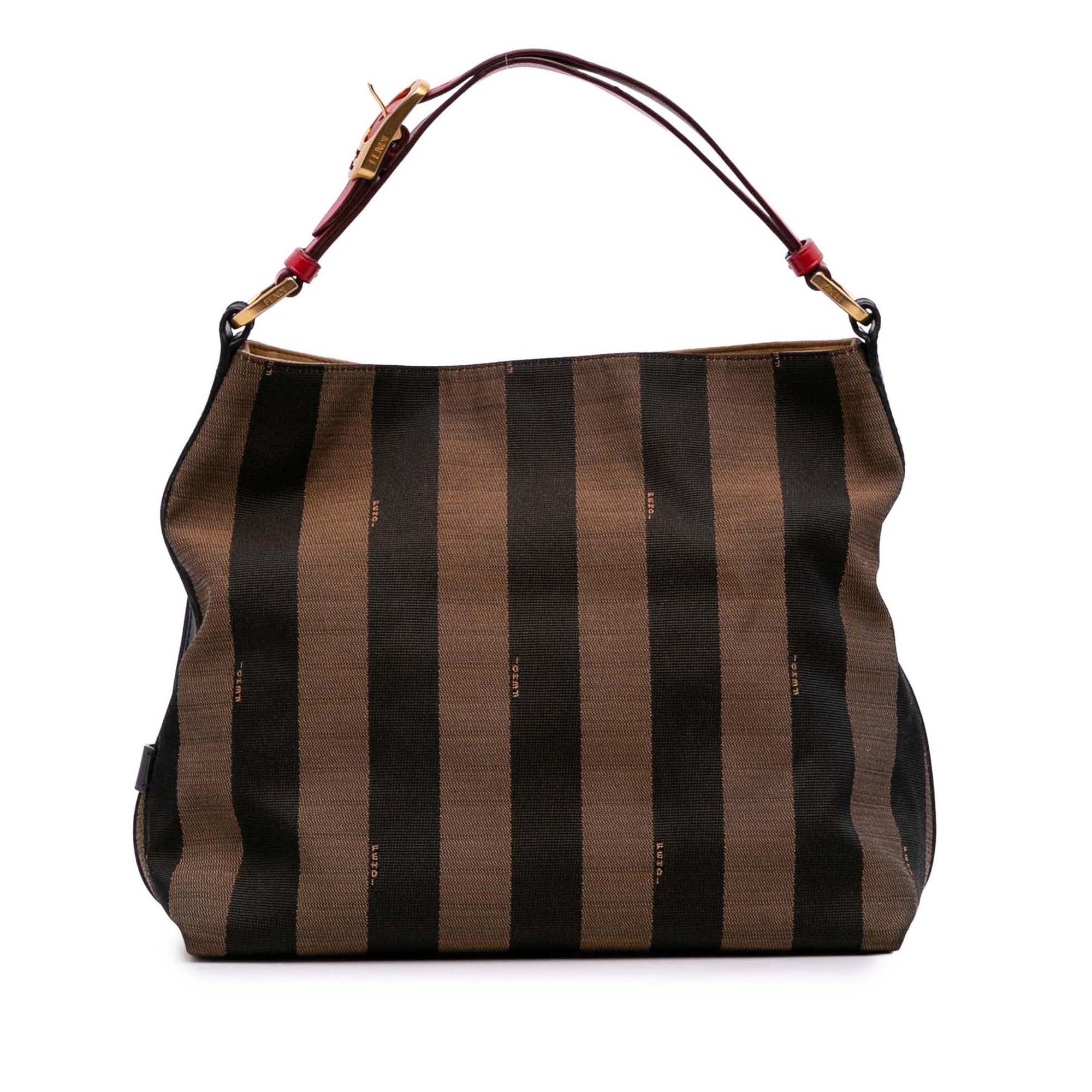 Canvas Pequin Shoulder Bag