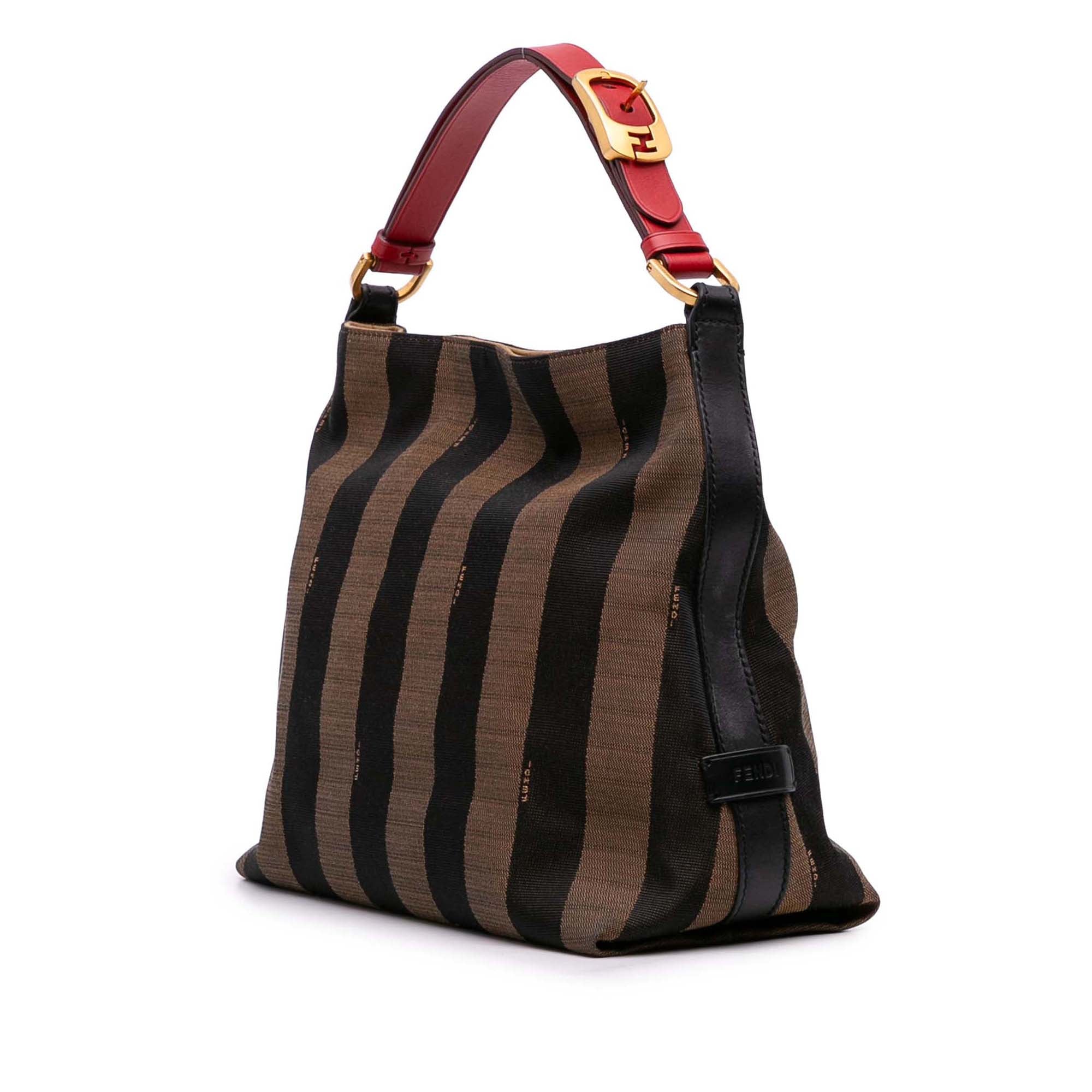 Canvas Pequin Shoulder Bag