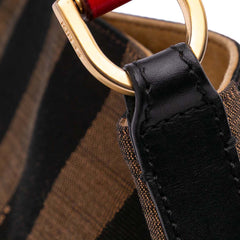 Canvas Pequin Shoulder Bag
