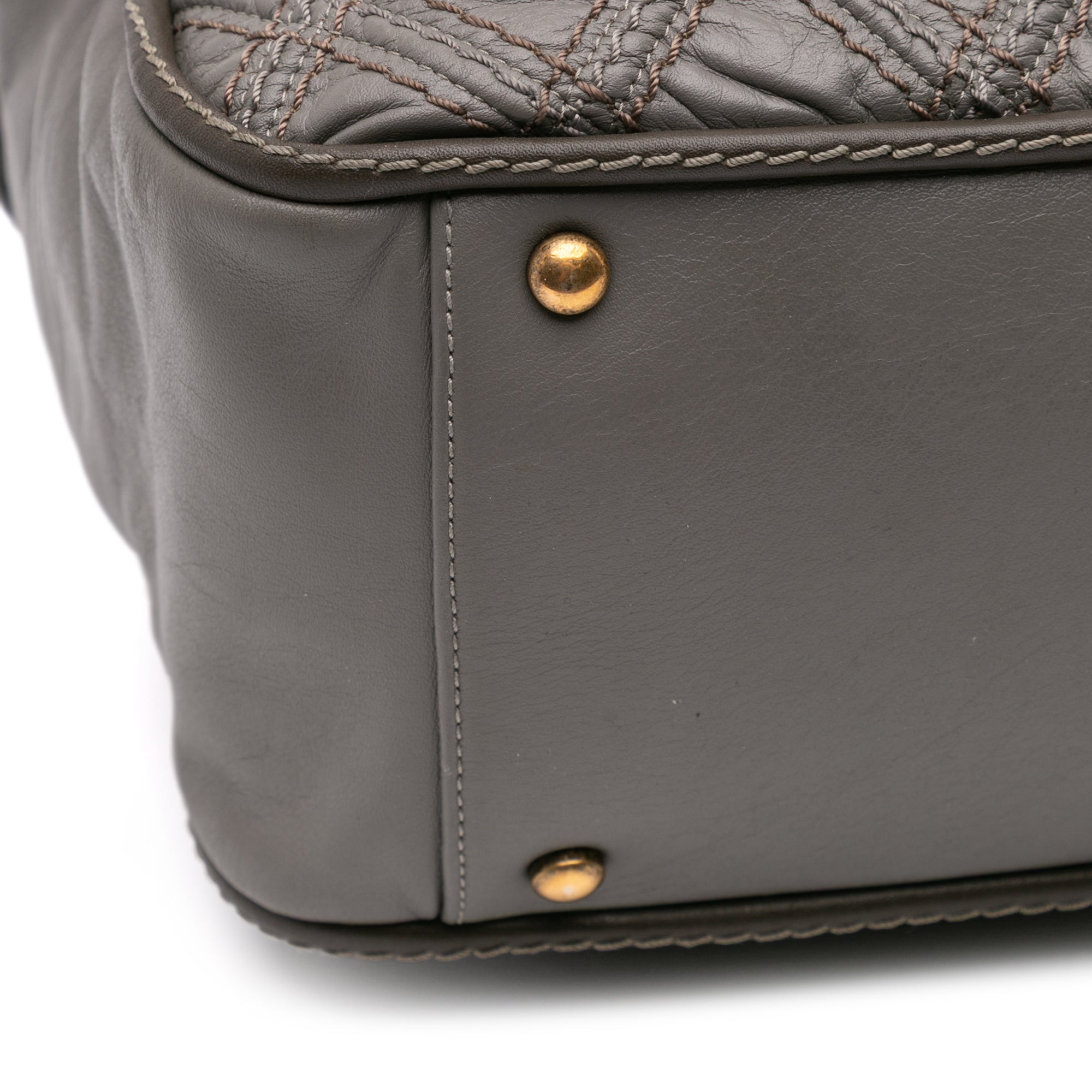 CC Quilted Calfskin Triptych Tote