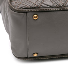CC Quilted Calfskin Triptych Tote