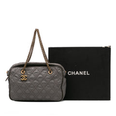 CC Quilted Calfskin Triptych Tote