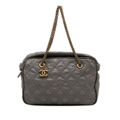 CC Quilted Calfskin Triptych Tote