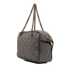 CC Quilted Calfskin Triptych Tote