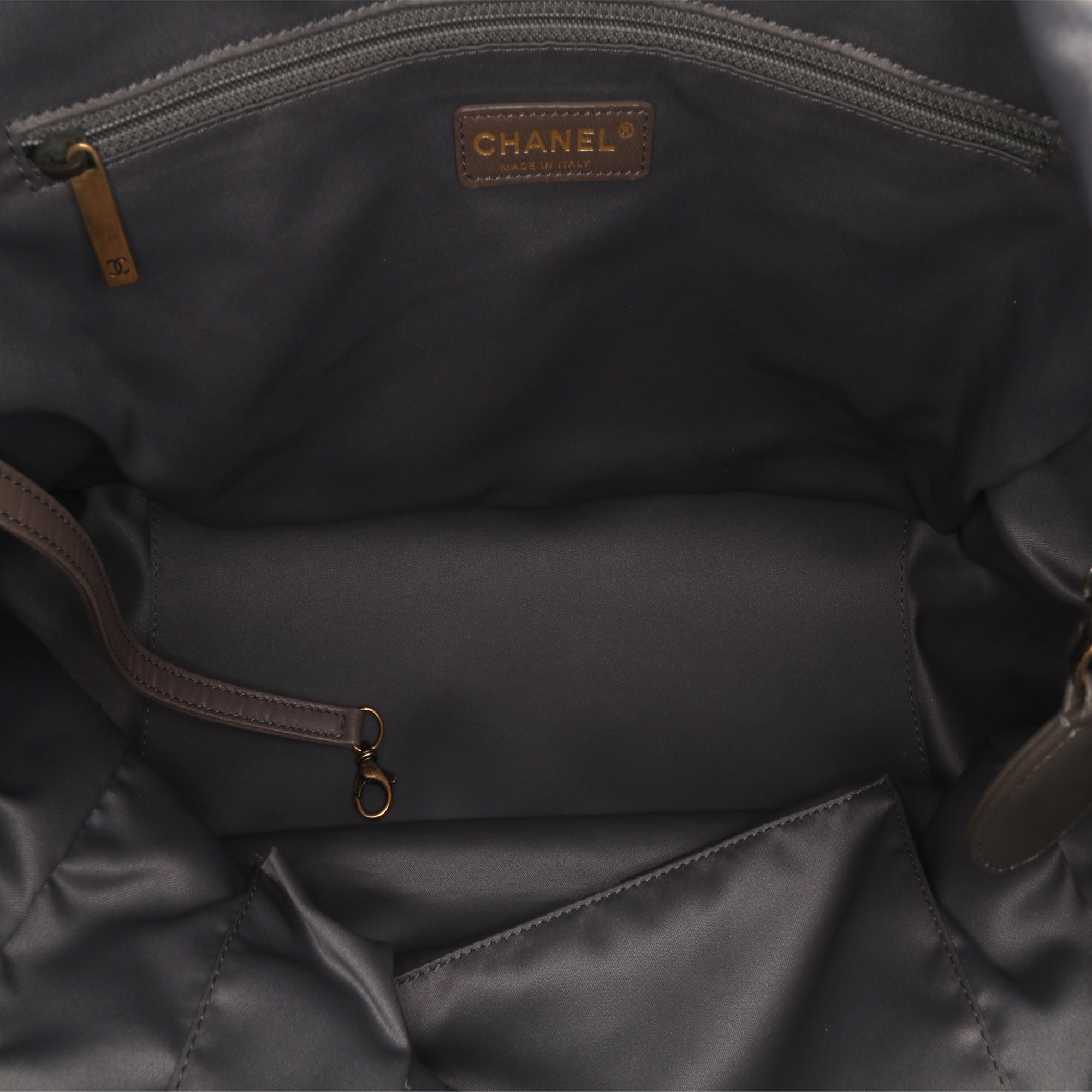 CC Quilted Calfskin Triptych Tote