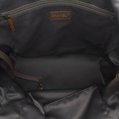 CC Quilted Calfskin Triptych Tote