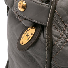 CC Quilted Calfskin Triptych Tote