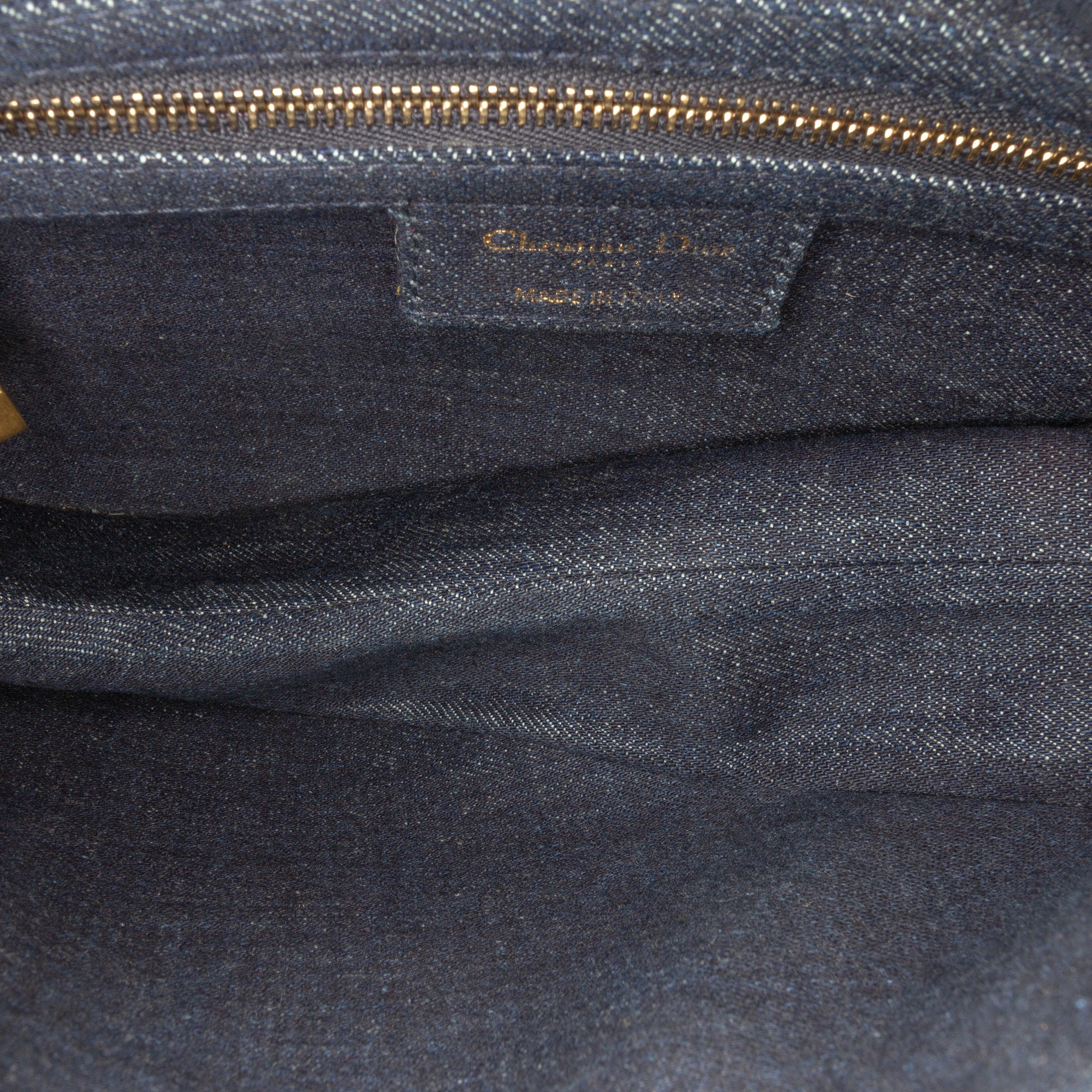 Denim Tie Dye Saddle Bag