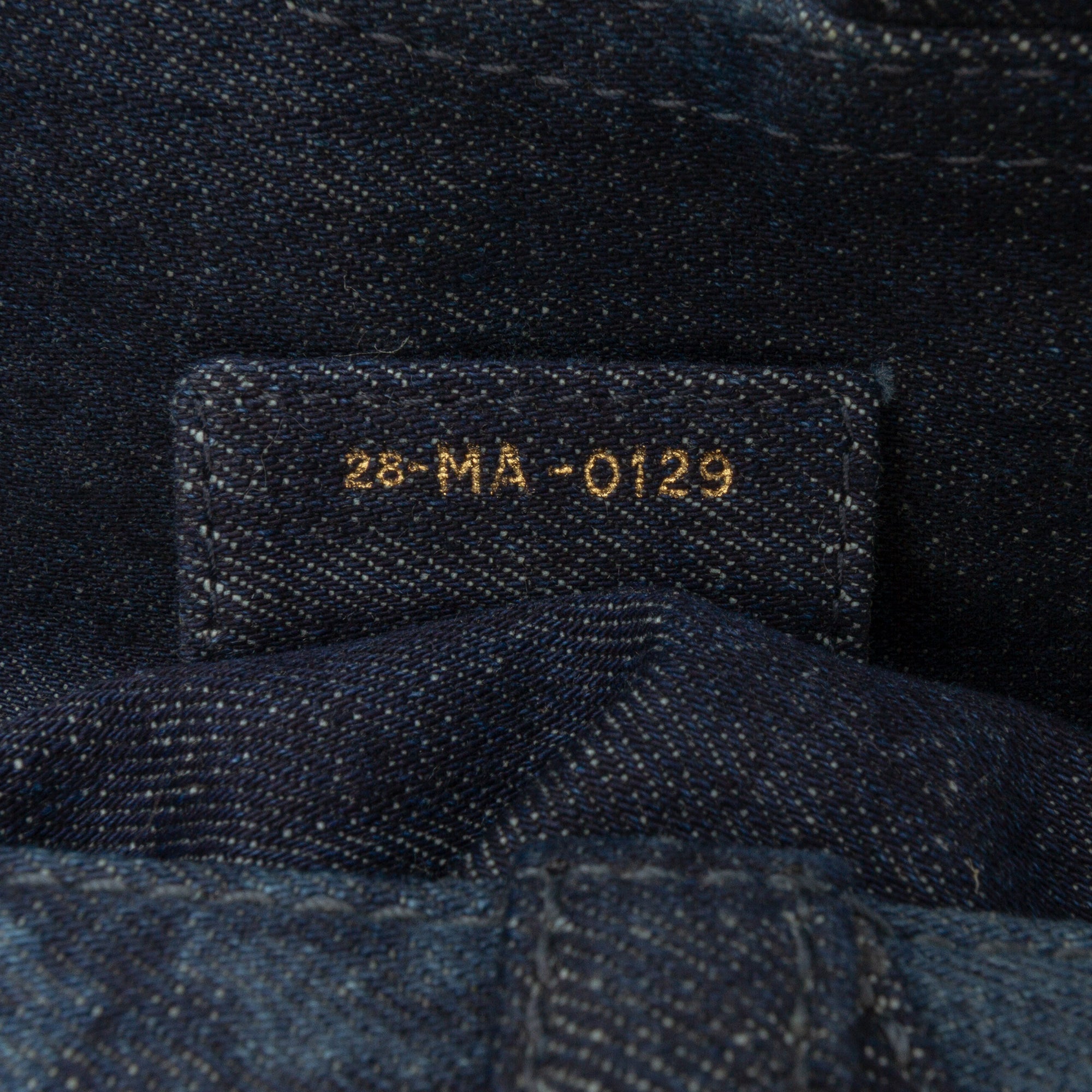 Denim Tie Dye Saddle Bag