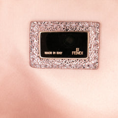 Zucchino Metallic Canvas and Shearling Crossbody
