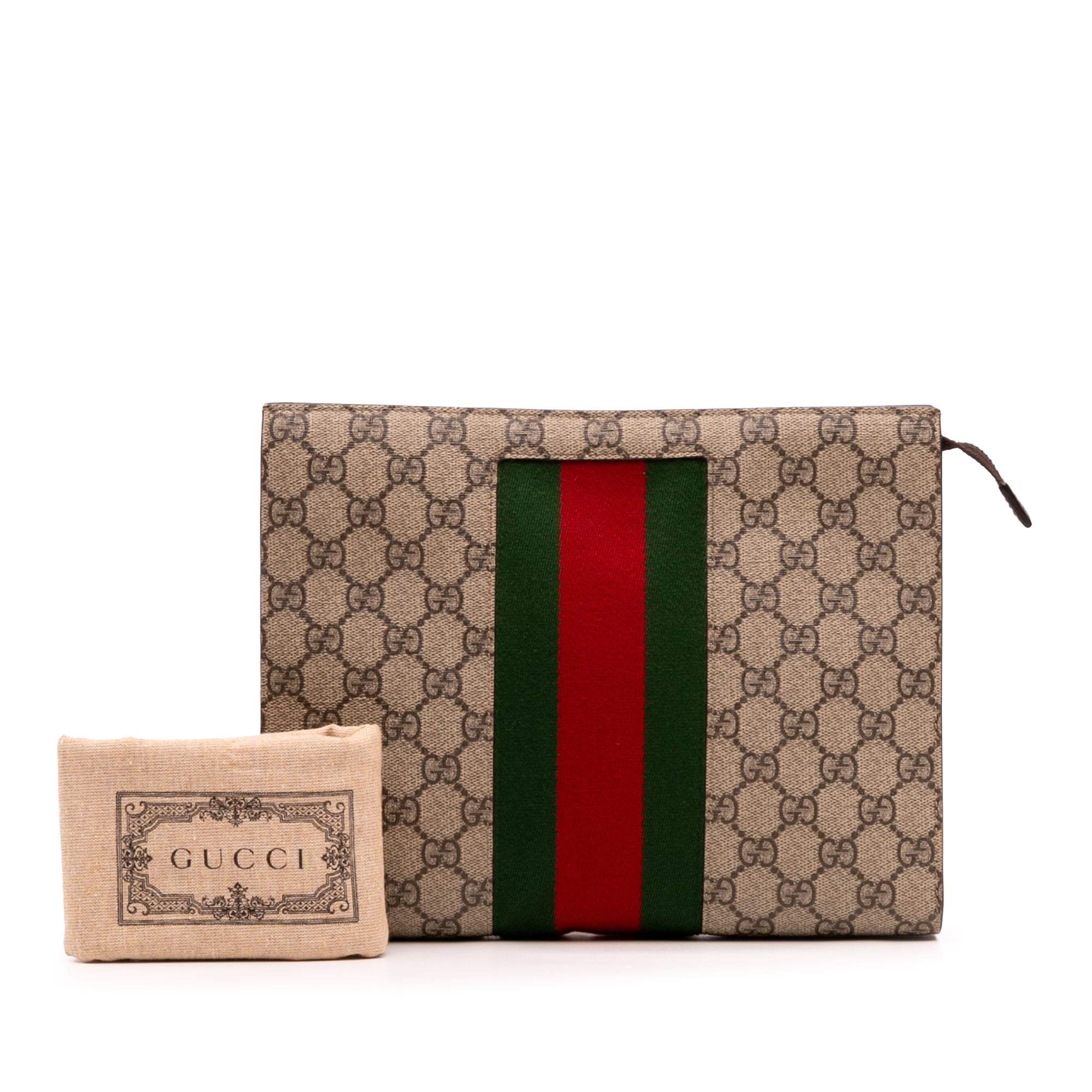GG Supreme Web Clutch