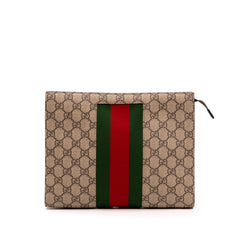 GG Supreme Web Clutch