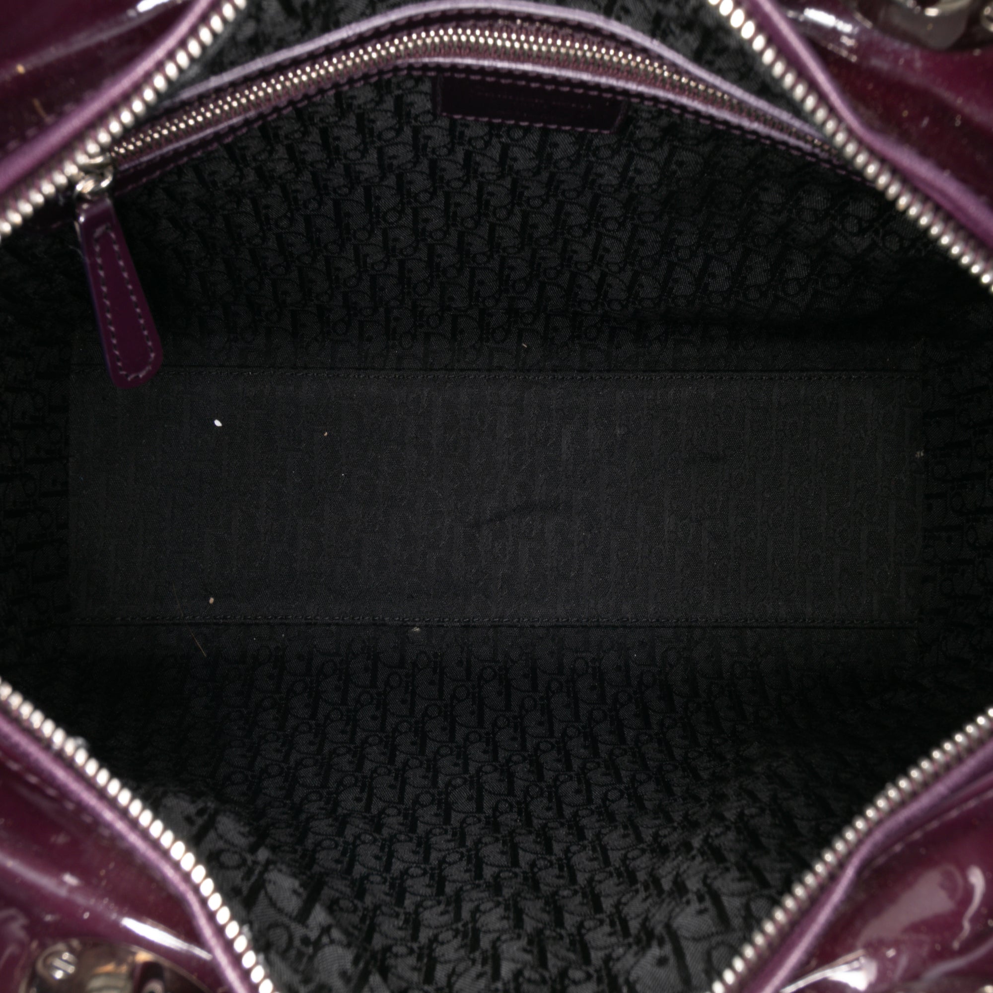 Large Patent Cannage Lady Dior