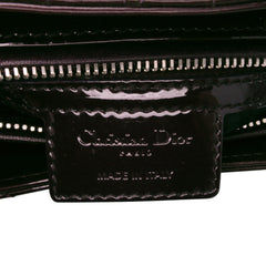 Large Patent Cannage Lady Dior