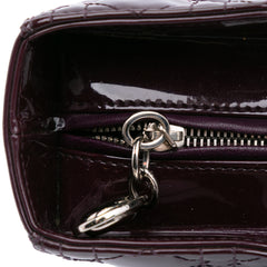 Large Patent Cannage Lady Dior