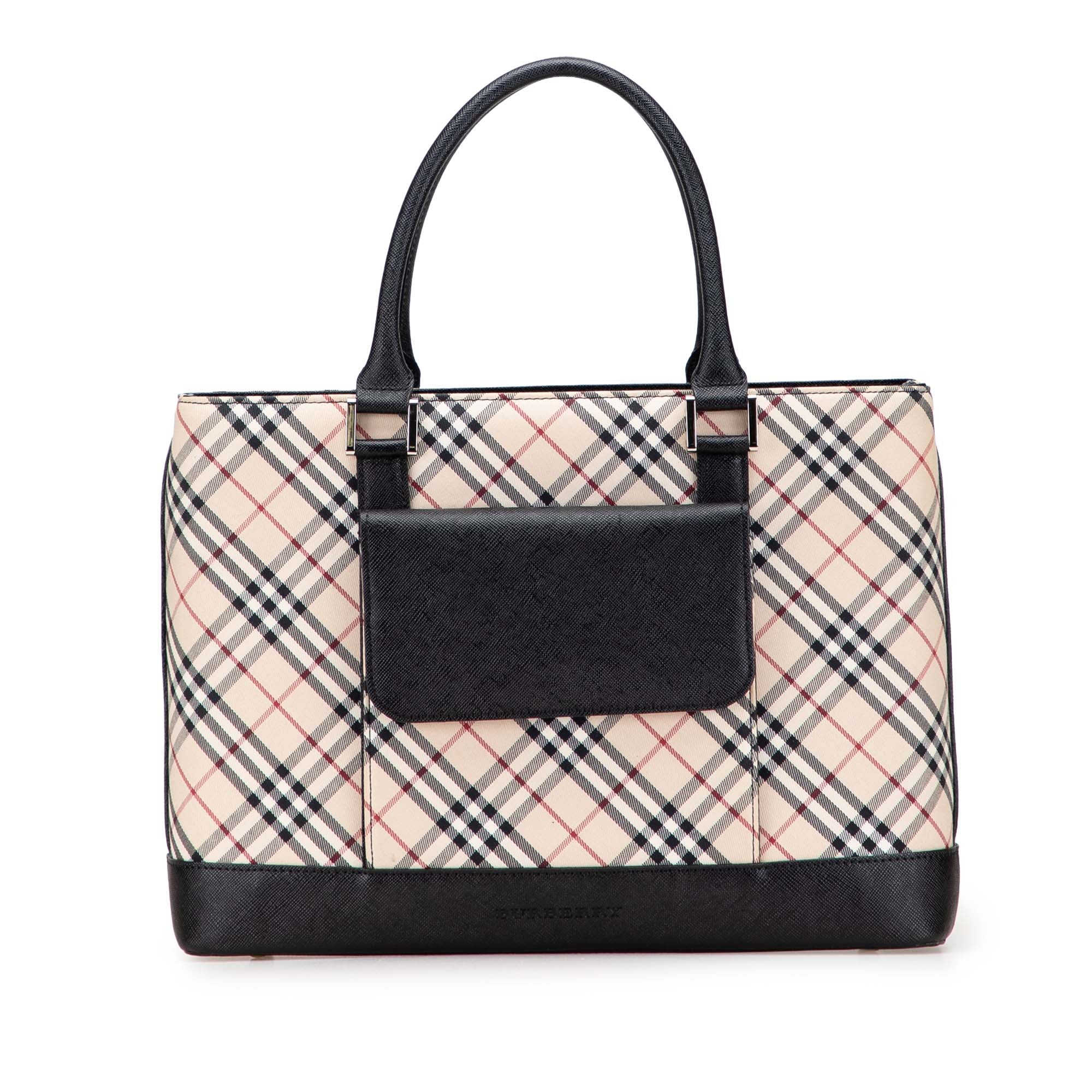 Nova Check Canvas Tote