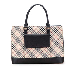 Nova Check Canvas Tote