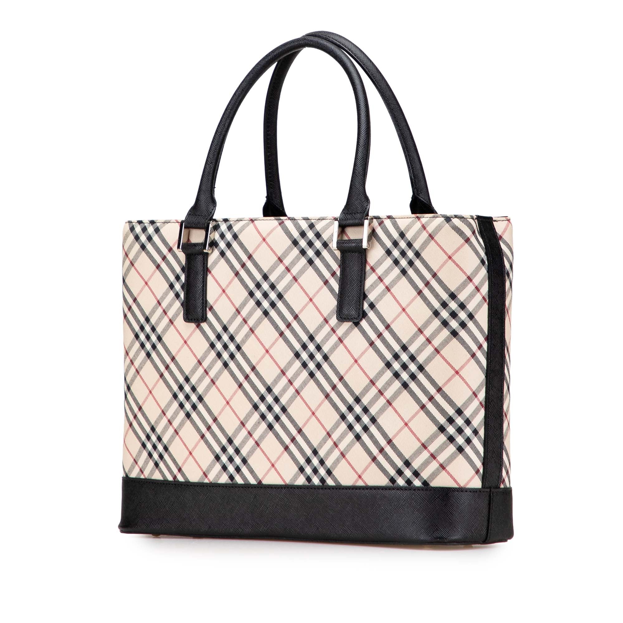 Nova Check Canvas Tote