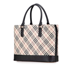 Nova Check Canvas Tote