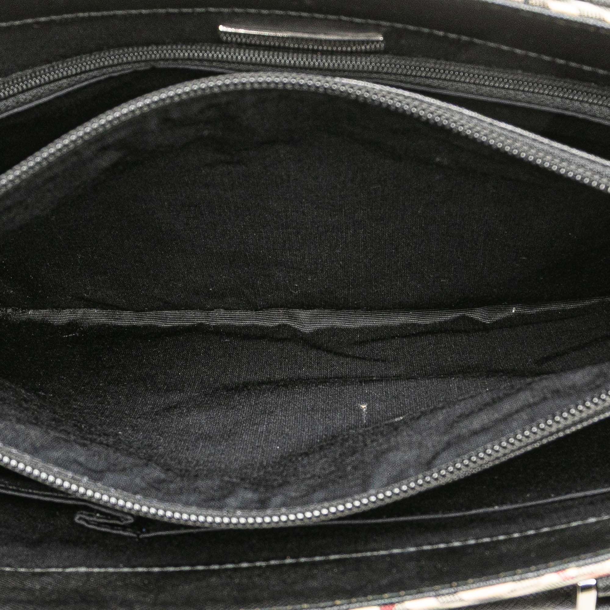Nova Check Canvas Tote