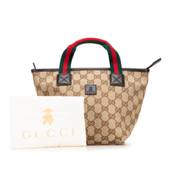 Mini GG Canvas Web Childrens Handbag