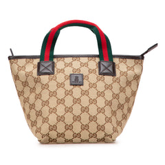 Mini GG Canvas Web Childrens Handbag