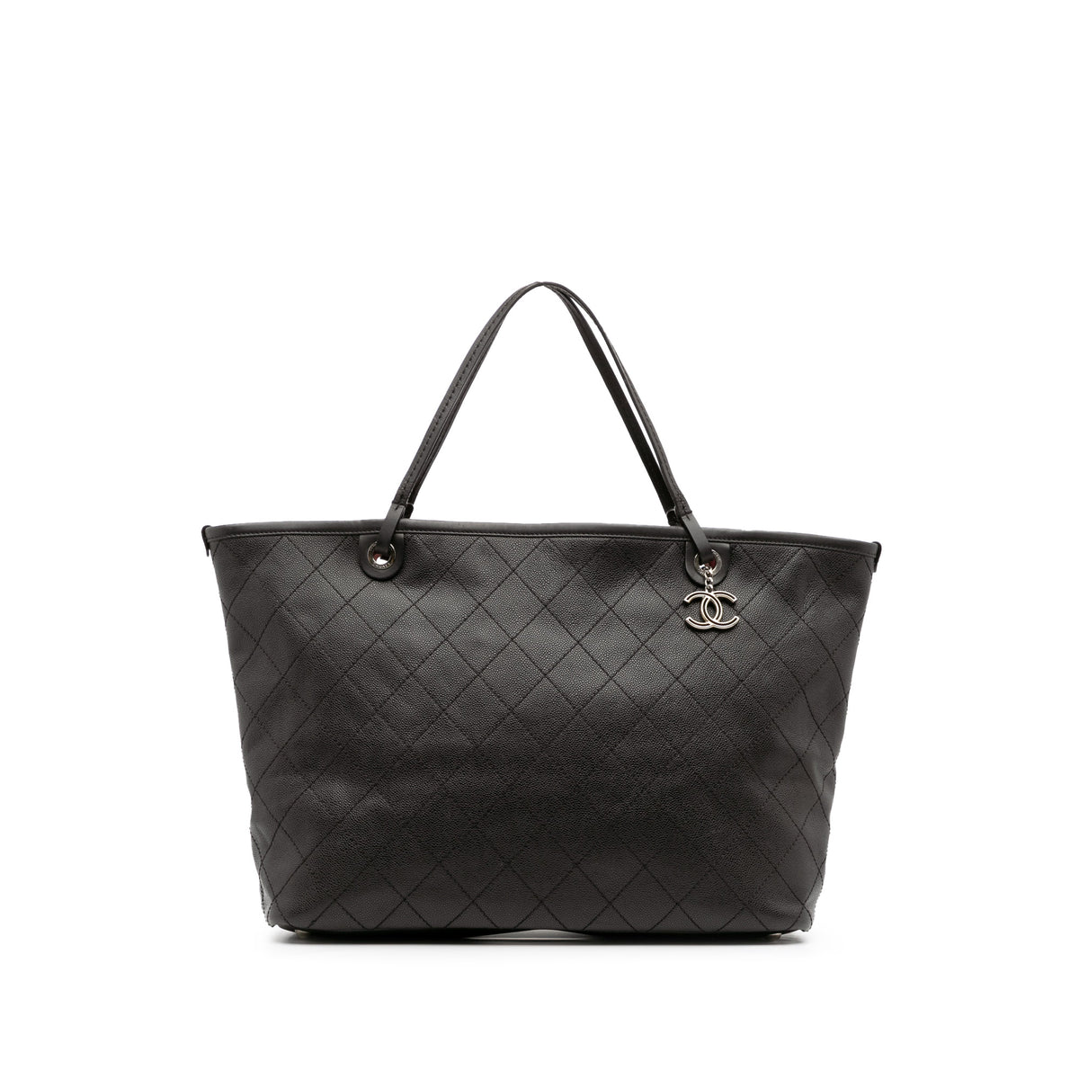XL Quilted Caviar Shopping Fever Tote