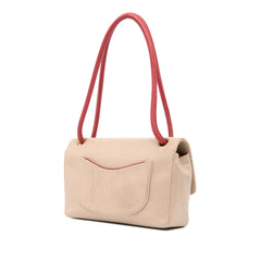 Medium CC Perforated Calfskin Single Flap