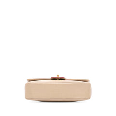 Medium CC Perforated Calfskin Single Flap