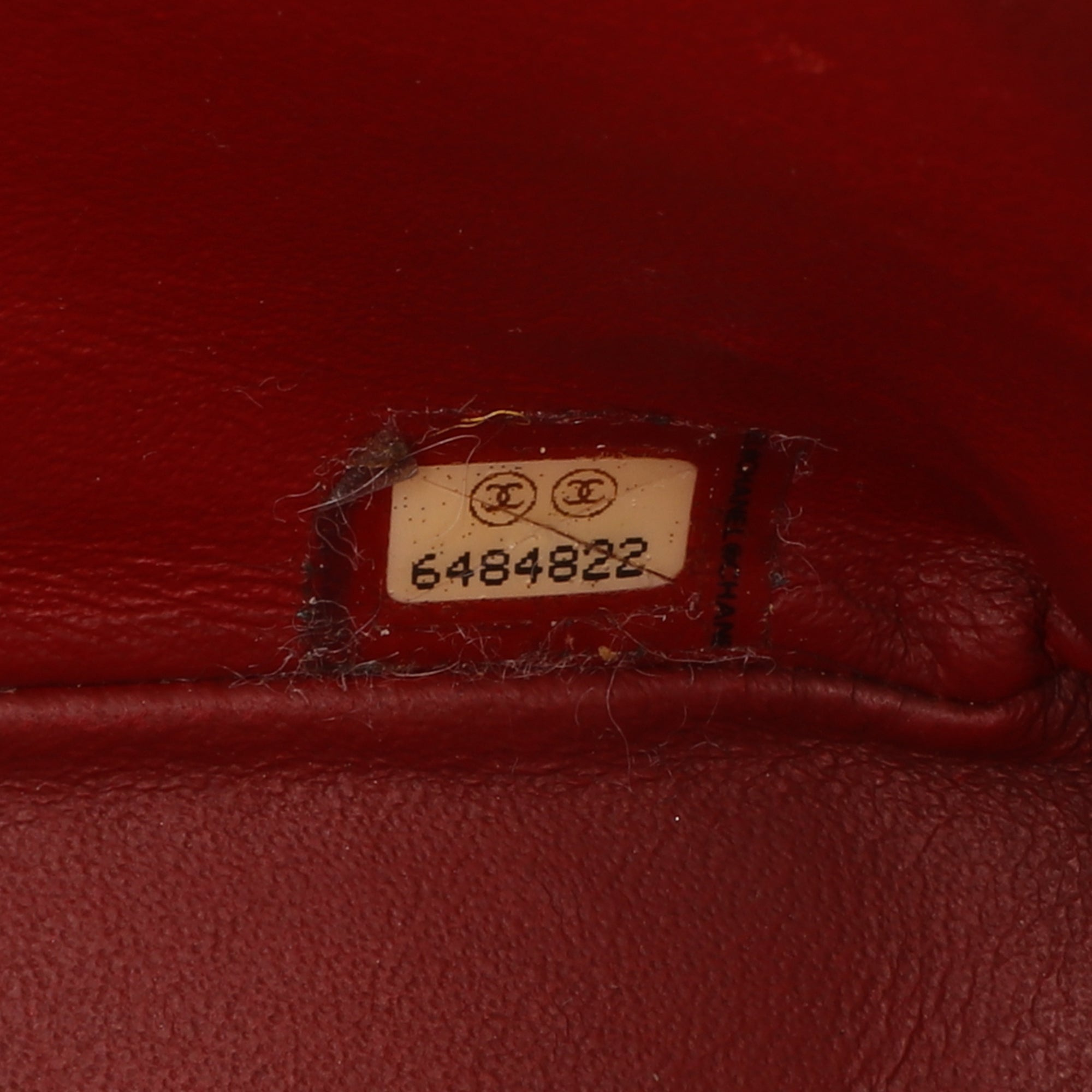 Medium CC Perforated Calfskin Single Flap