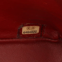 Medium CC Perforated Calfskin Single Flap
