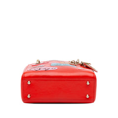 Mini Calfskin Sequin Embellished Lady Dior