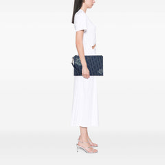 Oblique Denim Tears A5 Flat Pouch
