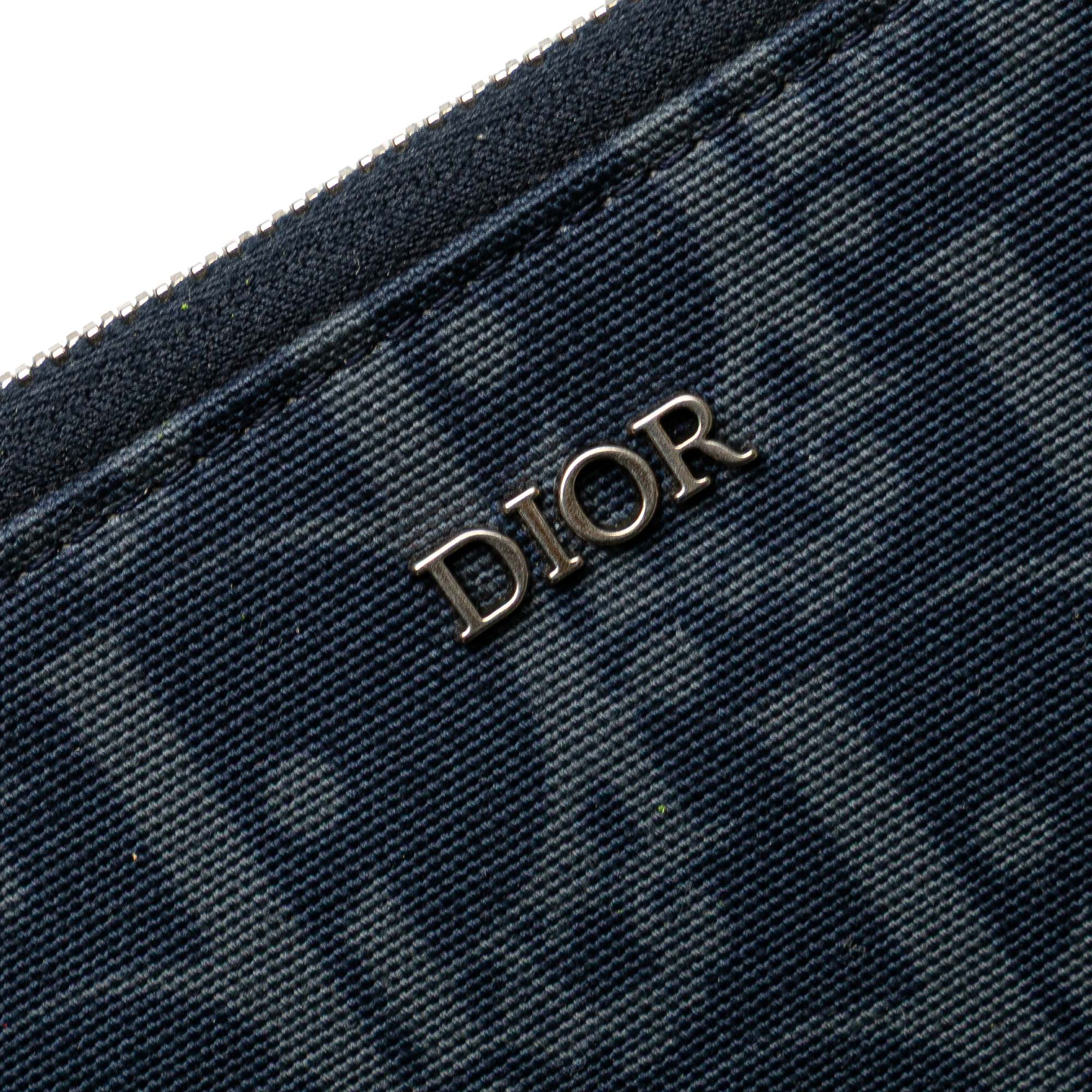 Oblique Denim Tears A5 Flat Pouch