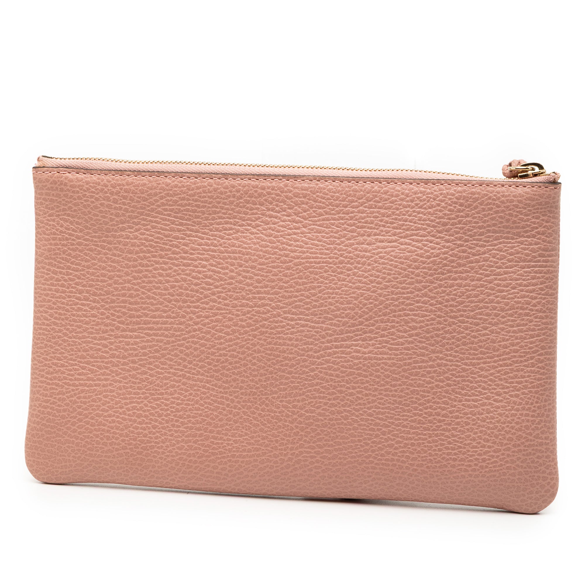 Calfskin Bamboo Clutch