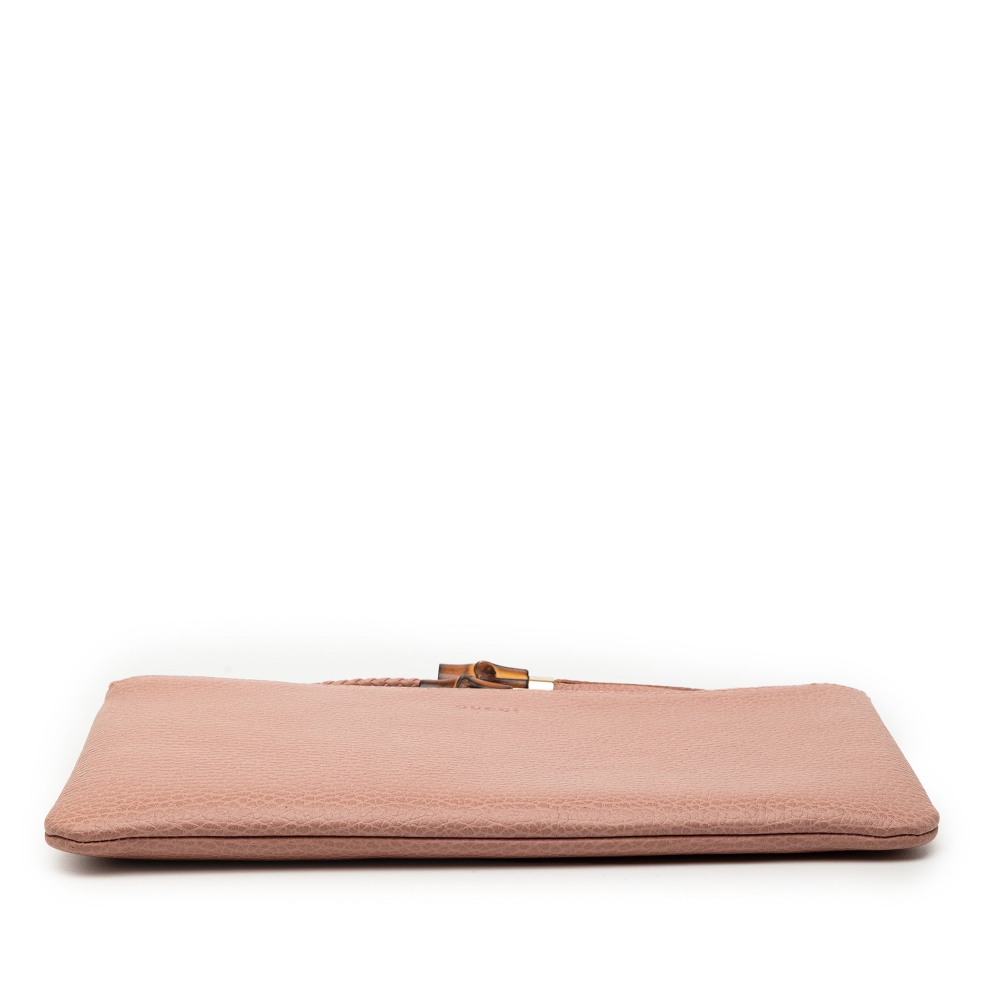 Calfskin Bamboo Clutch
