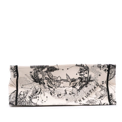 Large Canvas Embroidered Zodiac Toile De Jouy Book Tote