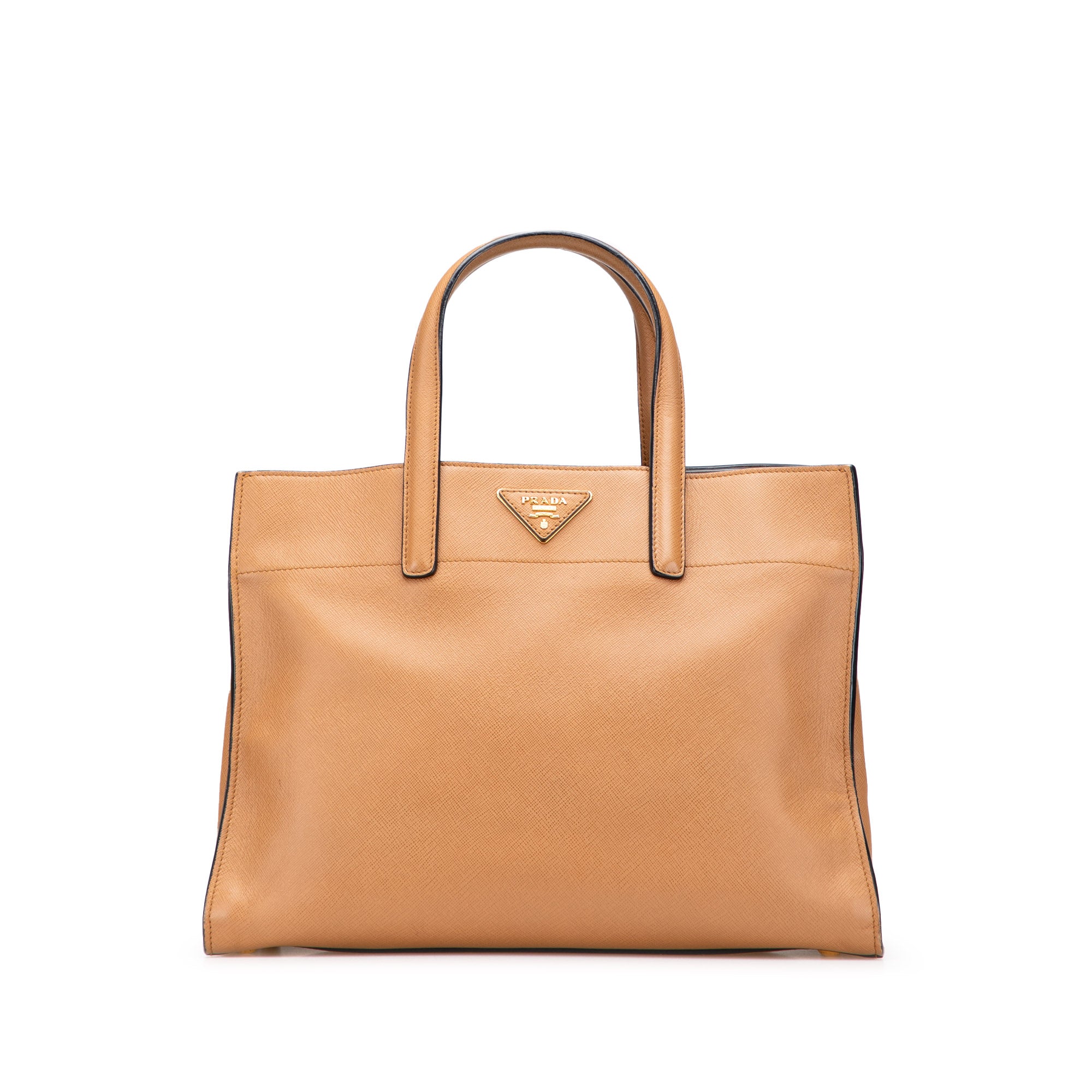 Saffiano Soft Triple Pocket Satchel