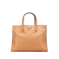 Saffiano Soft Triple Pocket Satchel