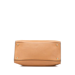Saffiano Soft Triple Pocket Satchel