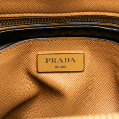 Saffiano Soft Triple Pocket Satchel