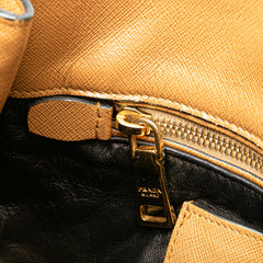 Saffiano Soft Triple Pocket Satchel