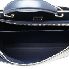 Large Zucca Embossed Leather Peekaboo Iconic Essential Satchel