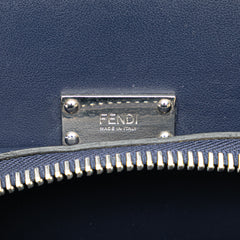 Large Zucca Embossed Leather Peekaboo Iconic Essential Satchel