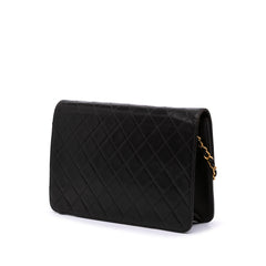 Medium CC Quilted Lambskin Half Single Flap