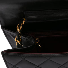 Medium CC Quilted Lambskin Half Single Flap
