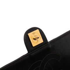 Medium CC Quilted Lambskin Half Single Flap